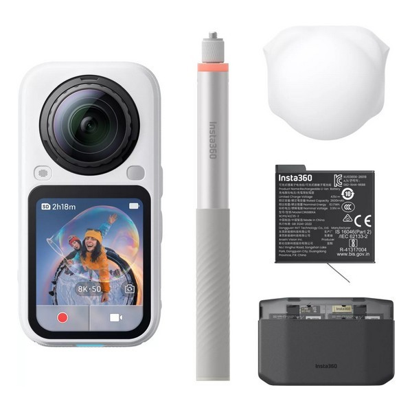 Экшн-камера Insta360 X6 Essentials Bundle Midnight White